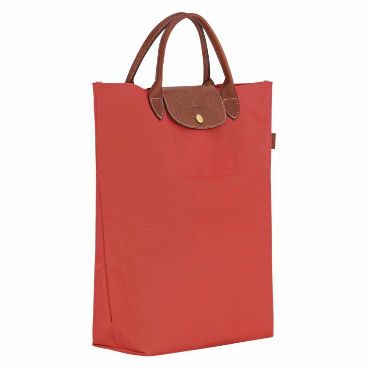 Tomato Handbags Longchamp Le Pliage Original M Tote Bag Tomato - Canvas Women - Image 3