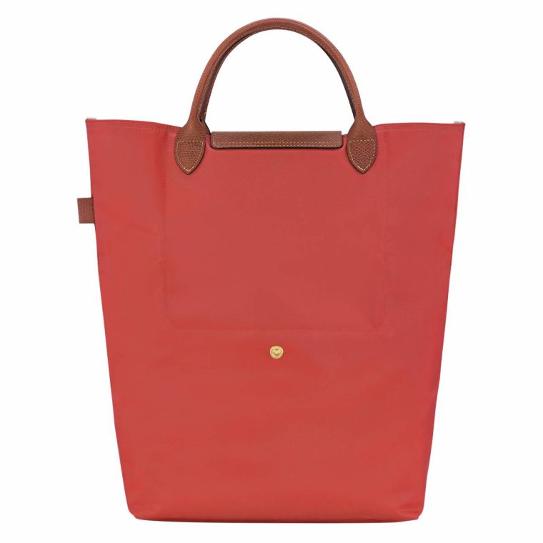 Tomato Handbags Longchamp Le Pliage Original M Tote Bag Tomato - Canvas Women - Image 4