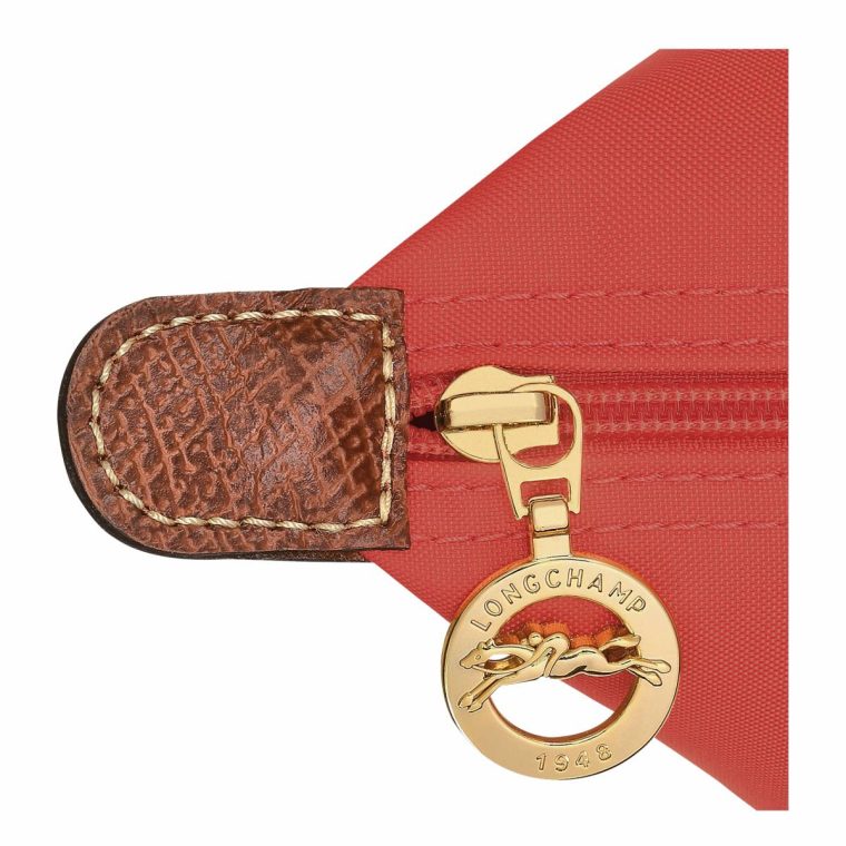 Tomato Women Longchamp Shoulder Bags Le Pliage Original M Tote Bag Tomato - Recycled Canvas - Image 4