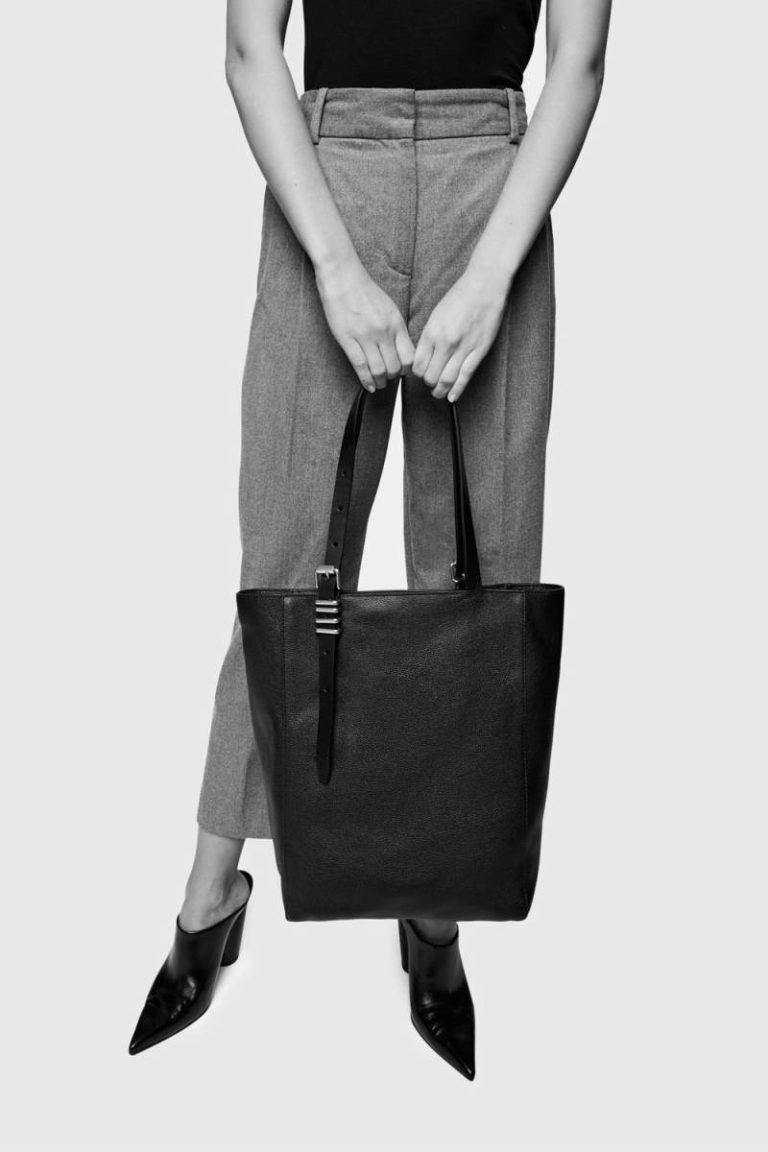 Tote Bag Black Rebecca Minkoff Women Buckle Up Tote - Image 4