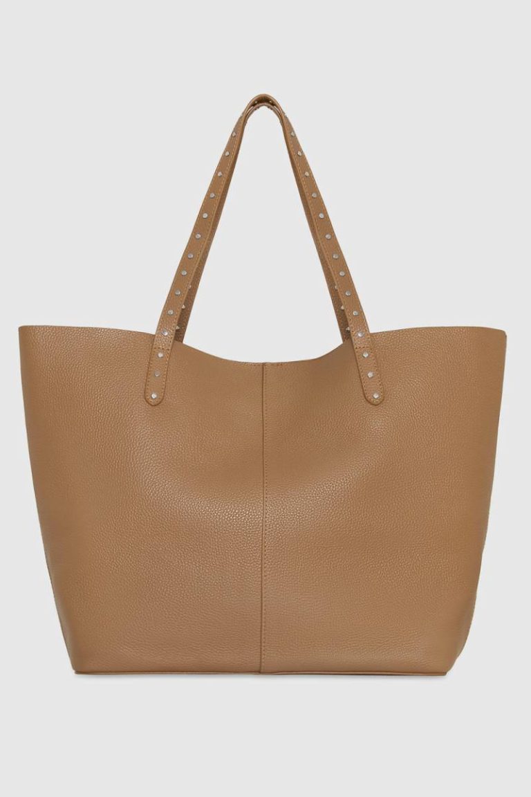 Tote Bag Rebecca Minkoff Soft Studded Tote Women Saddle