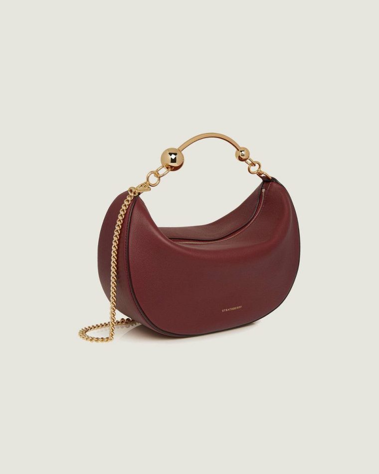Totes & Top Handle Bags Oxblood Strathberry Crescent Moon Women - Image 2