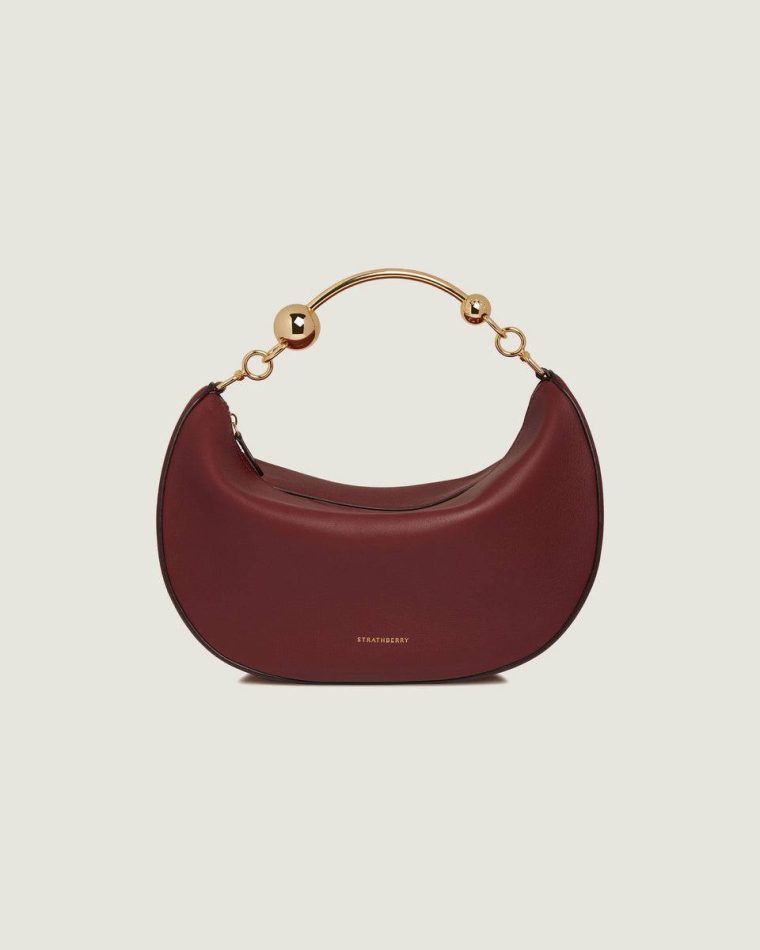 Totes & Top Handle Bags Oxblood Strathberry Crescent Moon Women - Image 3