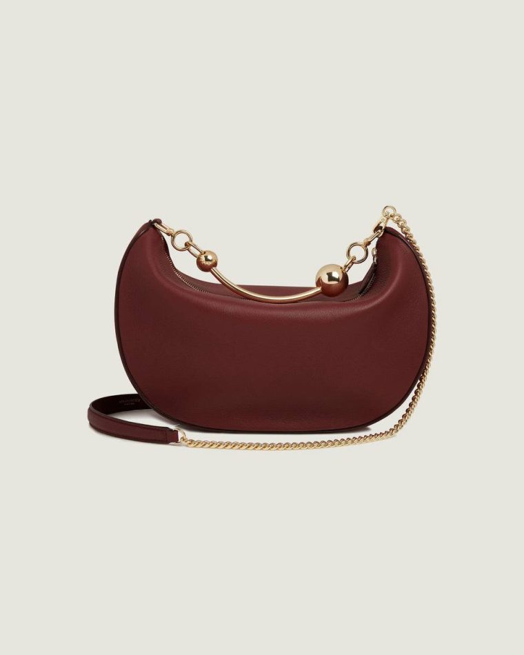 Totes & Top Handle Bags Oxblood Strathberry Crescent Moon Women - Image 4