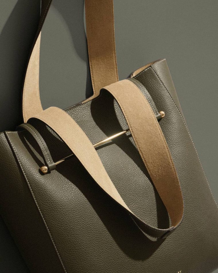 Totes & Top Handle Bags Strathberry Khaki Women Melody Tote
