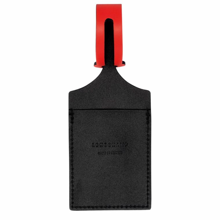Travel Accessories Lgp Travel Luggage Tag Black - Leather Longchamp Black Women - Image 2