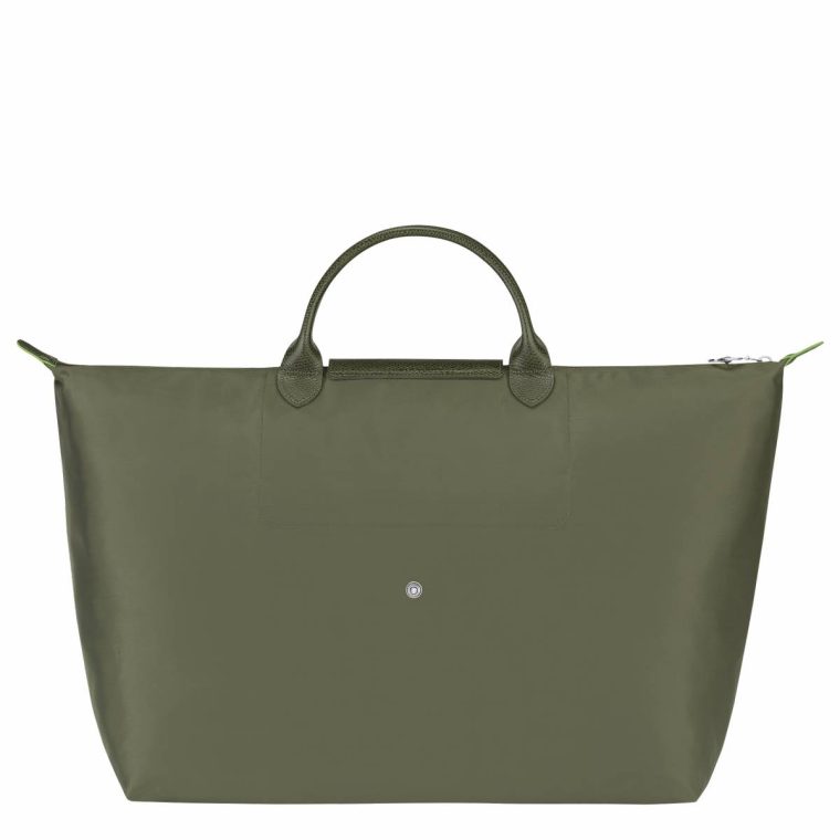 Travel Bags Forest Women Longchamp Le Pliage Green L Travel Bag Forest - Recycled Canvas - Image 3