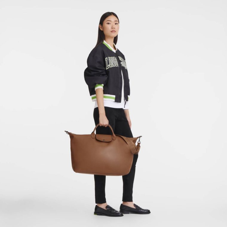 Travel Bags Longchamp Cognac Le Pliage Xtra L Travel Bag Cognac - Leather Women - Image 2