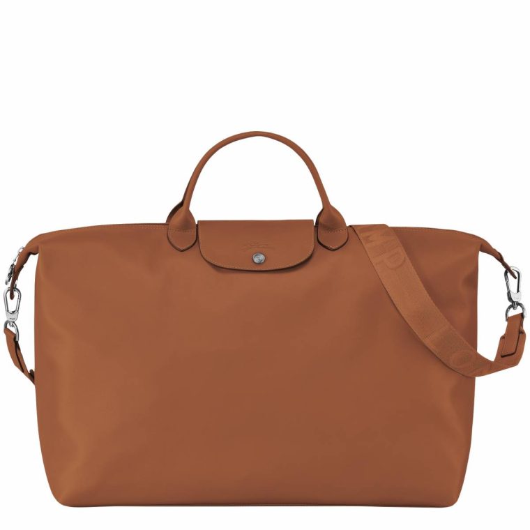 Travel Bags Longchamp Cognac Le Pliage Xtra L Travel Bag Cognac - Leather Women