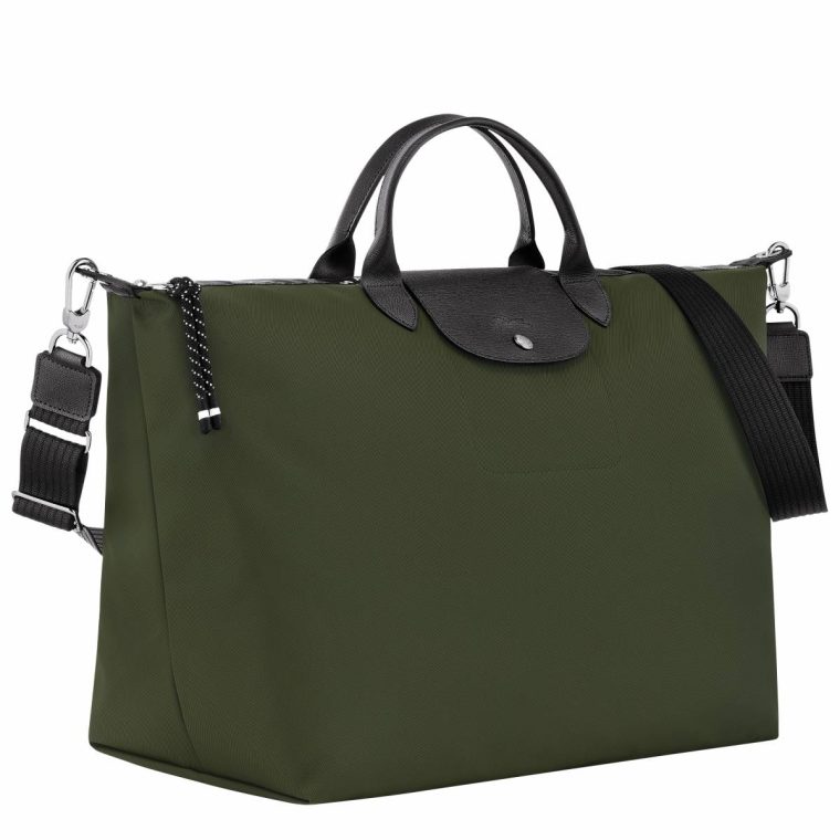 Travel Bags Longchamp Le Pliage Energy L Travel Bag Khaki - Recycled Canvas Khaki Women - Image 2