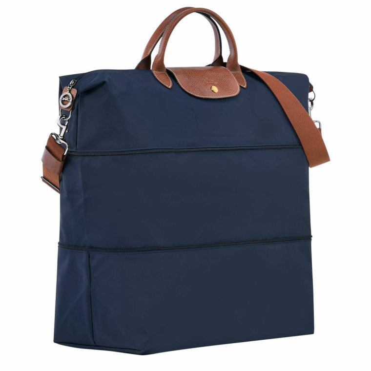 Travel Bags Women Le Pliage Original Travel Bag Expandable Navy - Recycled Canvas Longchamp Navy - Image 2