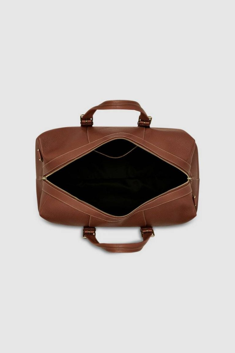 Travel Marcus Weekender Oroton Dark Whiskey Womne - Image 3