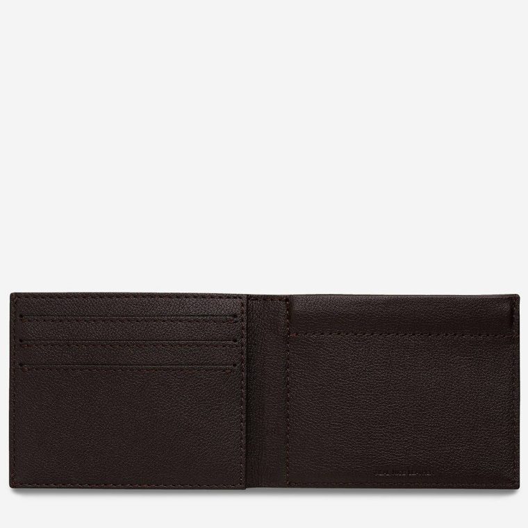 Tri-Fold Status Anxiety Noah Wallet - Chocolate Chocolate Men - Image 3