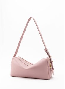 Trousse Pebbled Leather Pink Elleme Pink Women Trousse - Image 2