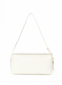 Trousse Pebbled Leather White Women White Trousse Elleme - Image 4