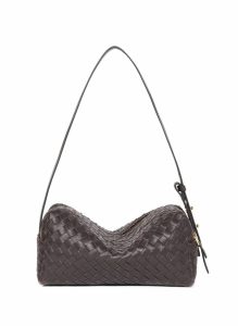 Trousse Women Trousse Woven Leather Dark Brown-Pre Order Delivery In 3 Weeks Default Title Elleme