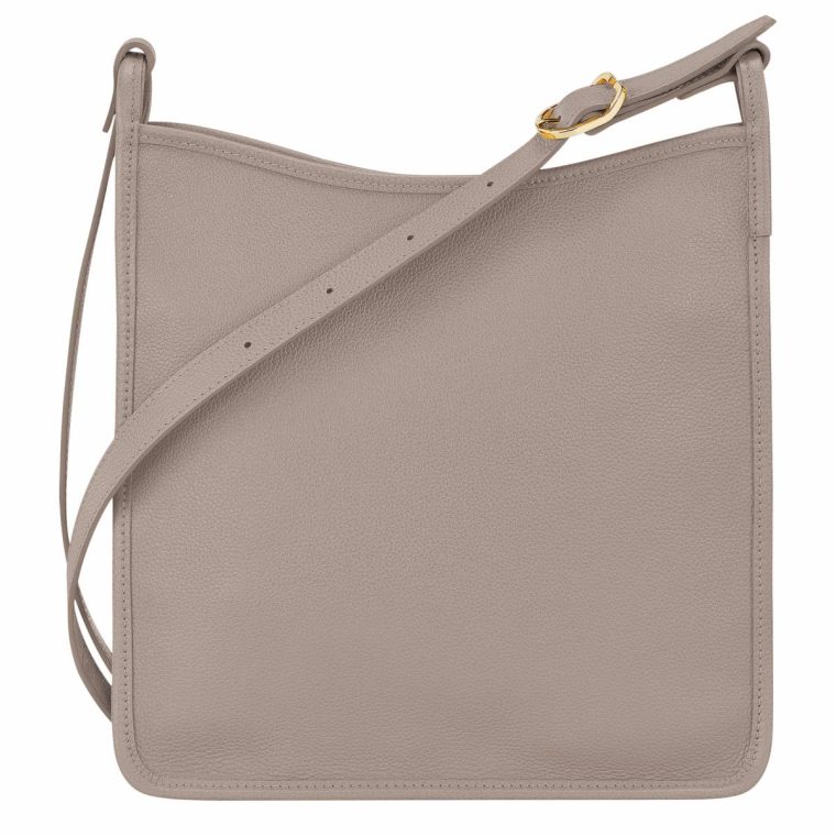 Turtledove Le Foulonné M Crossbody Bag Turtledove - Leather Women Leather Bags Longchamp - Image 4