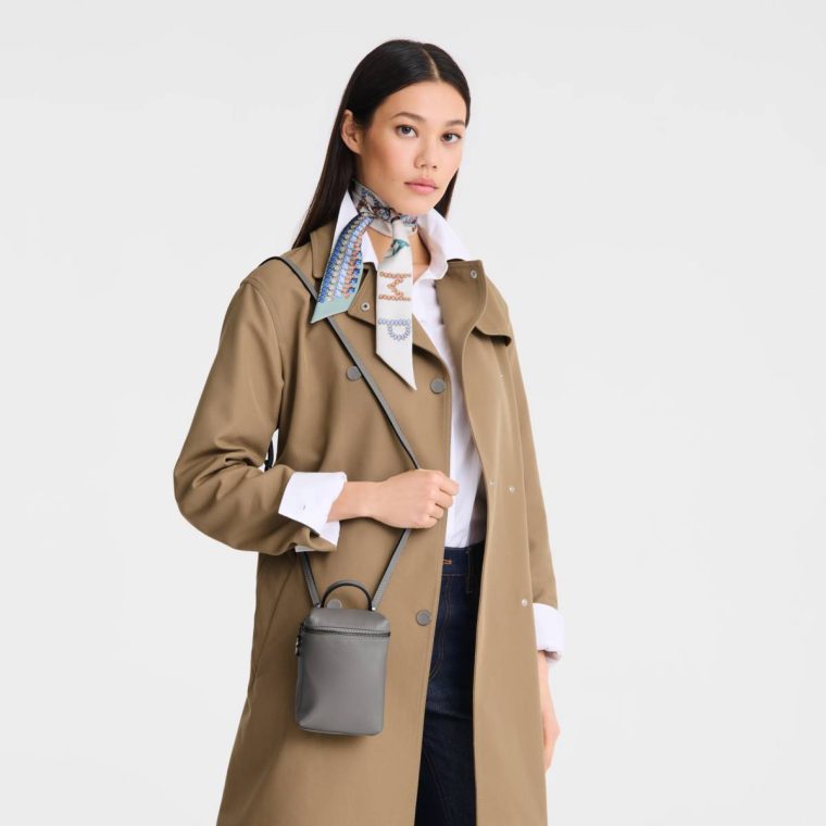 Turtledove Leather Bags Le Pliage Xtra Xs Crossbody Bag Turtledove - Leather Women Longchamp - Image 2