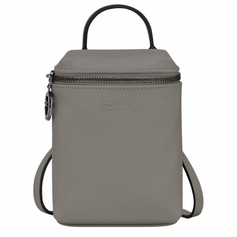 Turtledove Leather Bags Le Pliage Xtra Xs Crossbody Bag Turtledove - Leather Women Longchamp