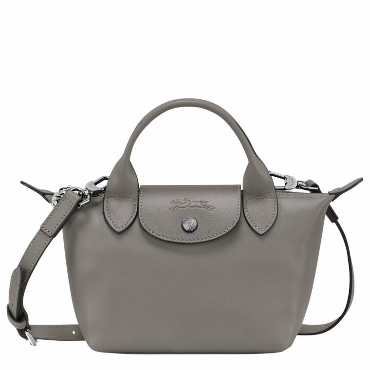 Turtledove Leather Bags Longchamp Le Pliage Xtra Xs Handbag Turtledove - Leather Women