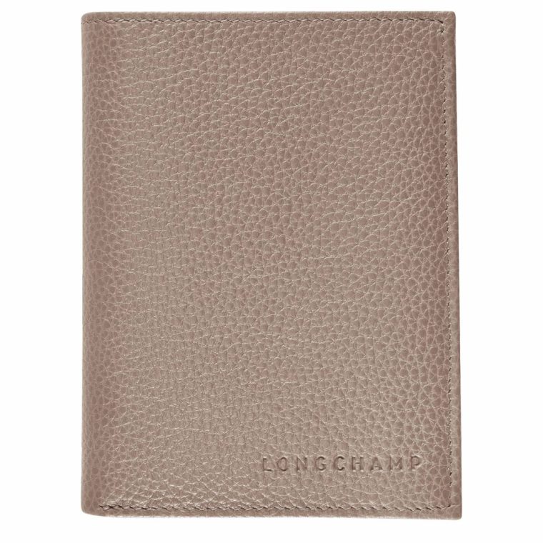 Turtledove Longchamp Wallets Le Foulonné Wallet Turtledove - Leather Women