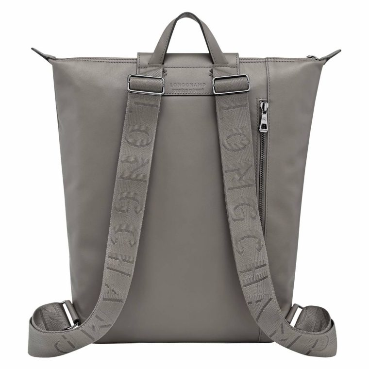 Turtledove Longchamp Women Le Pliage Xtra M Backpack Turtledove - Leather Leather Bags - Image 4