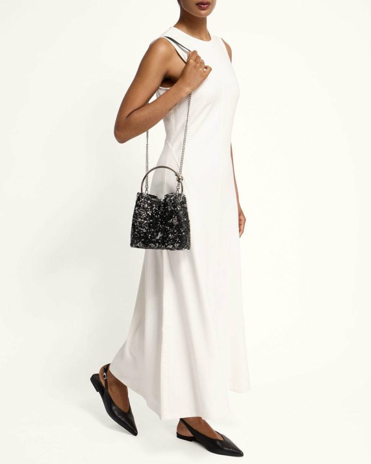 Two Tone/Black Sequin Evening Bags Strathberry The Circus Women