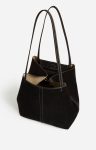 Vanessa Bruno Black Shoulder Bags Large Calf Leather Daily Tote 100% Cowhide Leather Women - Image 4