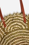 Vanessa Bruno Green Raffia Basket In Raffia Women Shoulder Bags - Image 4