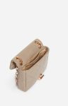 Vanessa Bruno Small Matte Leather Moon Bag Made In Italy Mastic Quilted Bags Women - Image 4