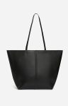 Vanessa Bruno Women Black Shoulder Bags Large Leather Daily Tote Cowhide Leather