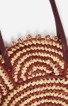 Vanessa Bruno Women Burgundy Shoulder Bags Raffia Basket In Raffia - Image 4