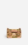 Vanessa Bruno Women Crossbody Bags Multico / Yellow Medium Raffia Moon Bag In Raffia