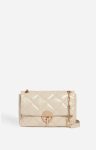 Vanessa Bruno Women Crossbody Bags Sand Large Leather Moon Bag Made In Italy