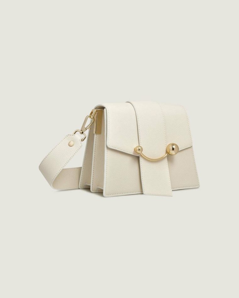Vanilla/Diamond Box Crescent Women Shoulder Bags Strathberry - Image 2