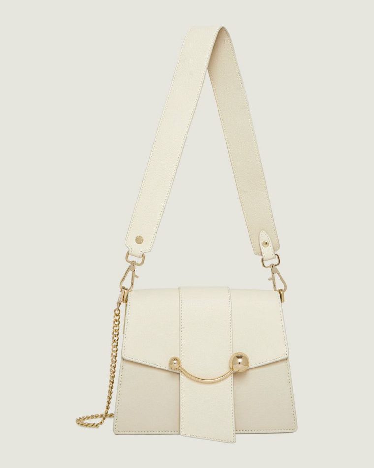 Vanilla/Diamond Box Crescent Women Shoulder Bags Strathberry - Image 3
