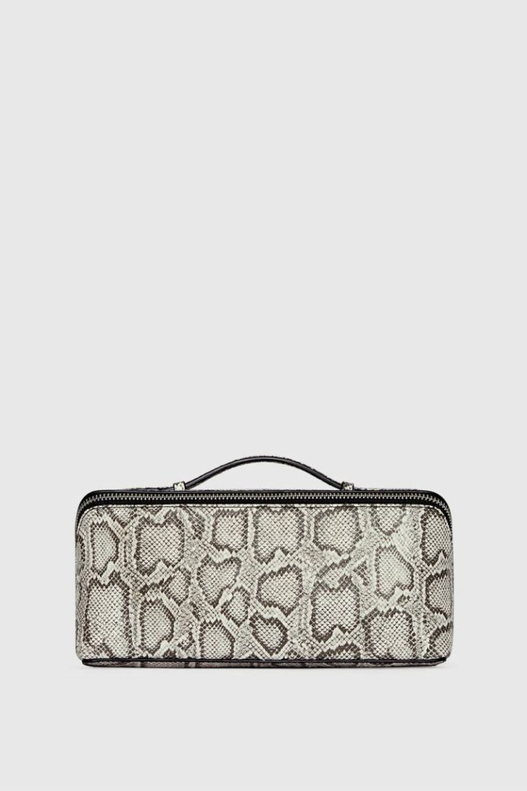 Vanity Case Rebecca Minkoff Women Vanity Case Black-White