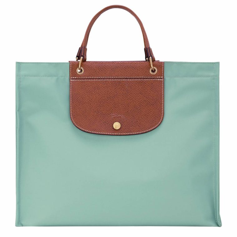 Vervain Handbags Cabas Longchamp L Tote Bag Vervain - Canvas Women