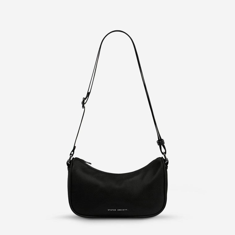 Vida Recycled Bag - Black Women Status Anxiety Crossbody Black