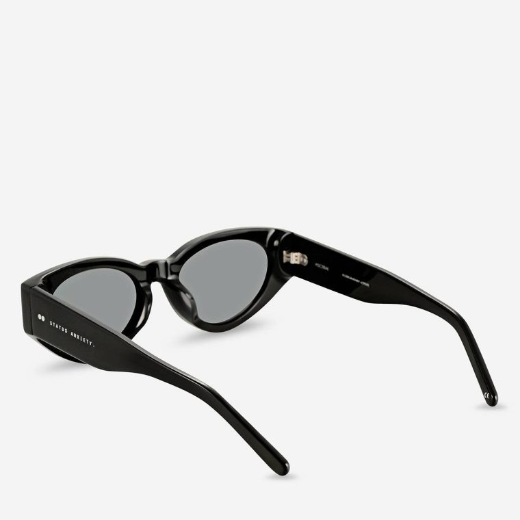 Visceral Sunglasses - Black Sunglasses Women Black Status Anxiety - Image 4