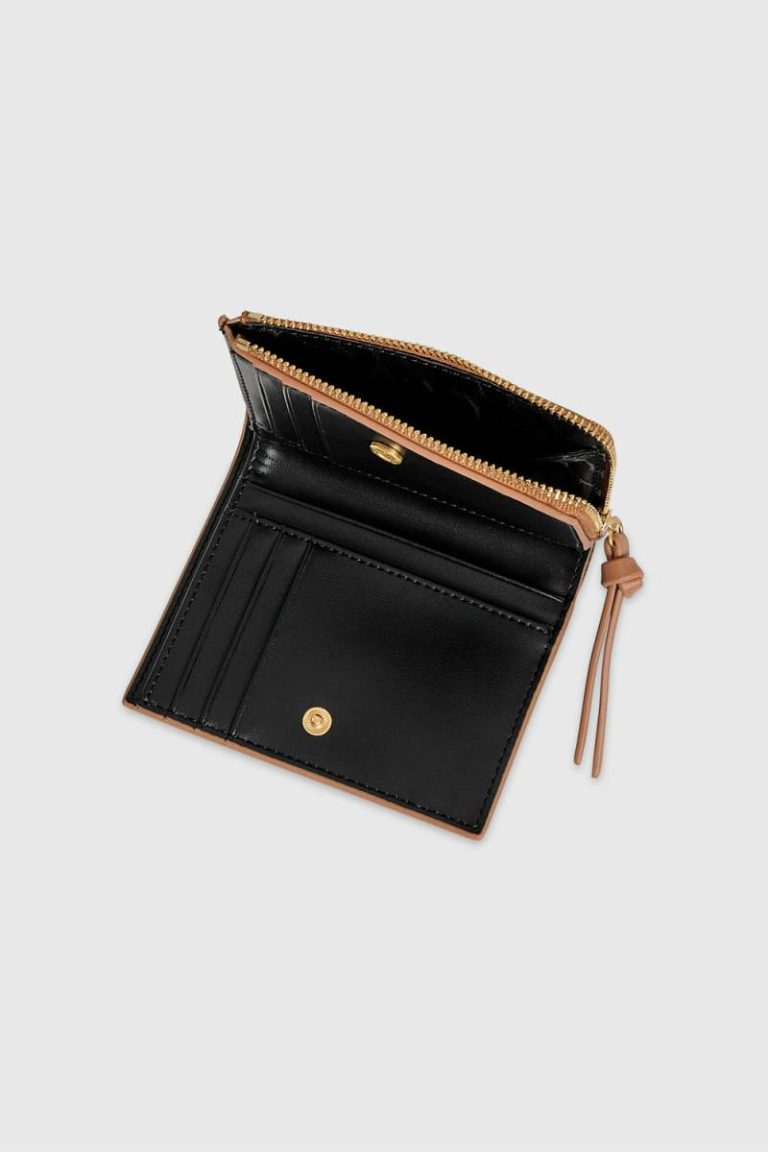 Wallet Megan Slim Wallet With Studs Rebecca Minkoff Praline Women - Image 3