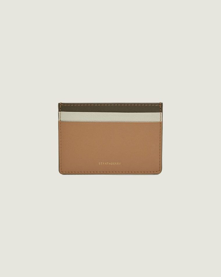 Wallets Khaki/Caramel/Diamond Cardholder Women Strathberry - Image 2