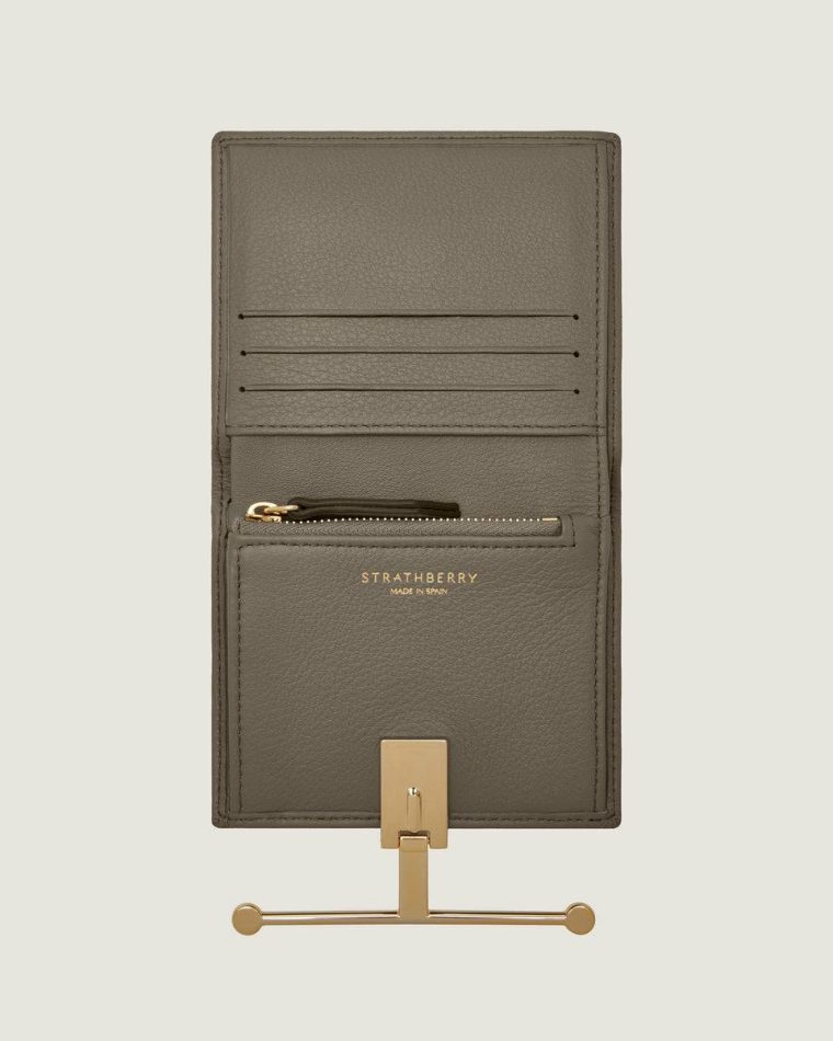 Wallets Women Strathberry Taupe Melville Street Wallet