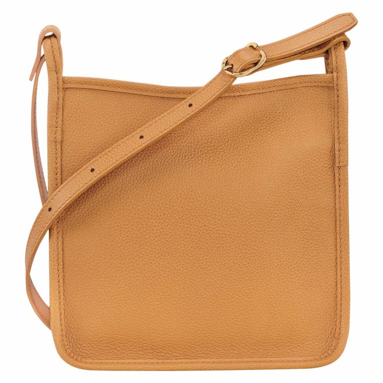 Walnut Women Leather Bags Longchamp Le Foulonné S Crossbody Bag Walnut - Leather - Image 4