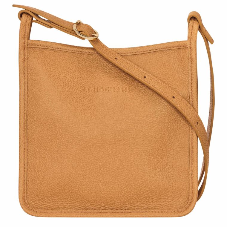 Walnut Women Leather Bags Longchamp Le Foulonné S Crossbody Bag Walnut - Leather