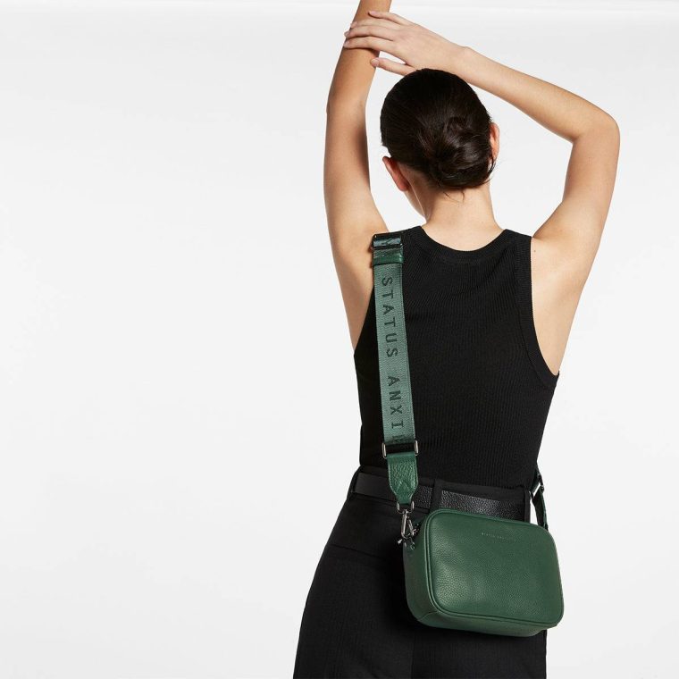 Web Strap Medium - Green Bag Straps Women Status Anxiety Green - Image 2
