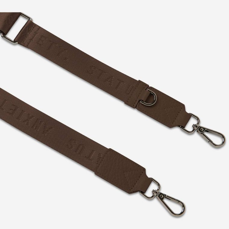 Web Strap Thin - Cocoa Status Anxiety Women Cocoa Bag Straps - Image 2