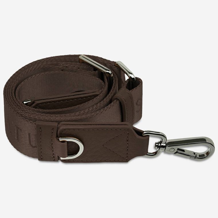 Web Strap Thin - Cocoa Status Anxiety Women Cocoa Bag Straps - Image 3