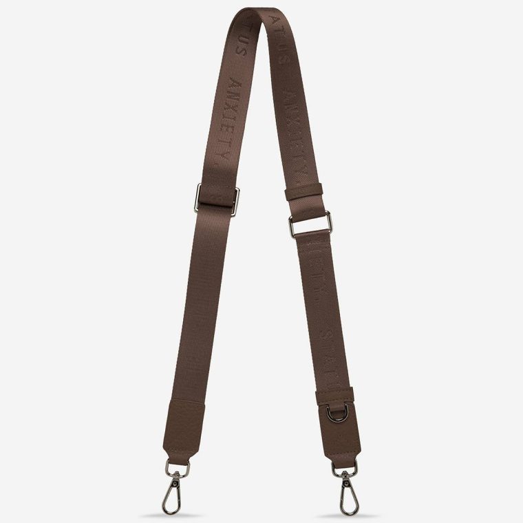 Web Strap Thin - Cocoa Status Anxiety Women Cocoa Bag Straps