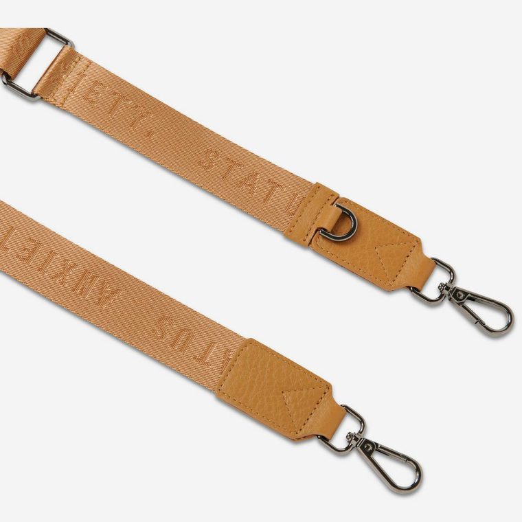 Web Strap Thin - Tan Bag Straps Tan Women Status Anxiety - Image 3